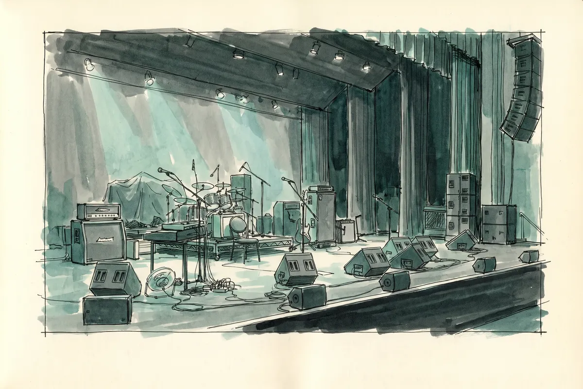 The theatre stage at Great Canadian Casino Vancouver