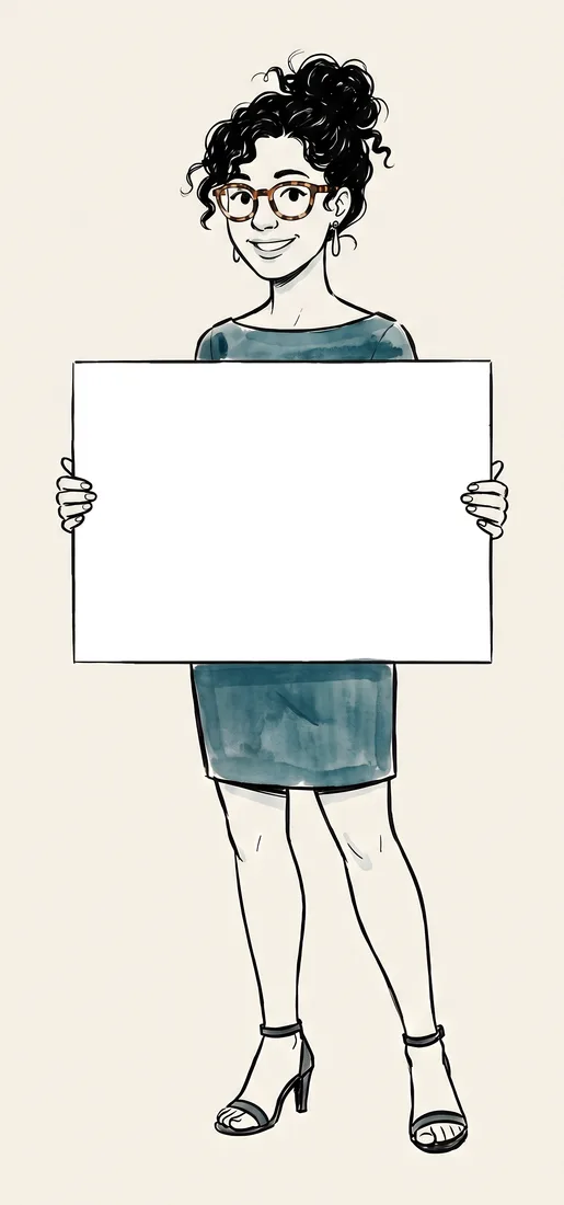 A woman holding a sign: 24 h Fri to Sun, Mon to Thu 10 AM to 4 AM