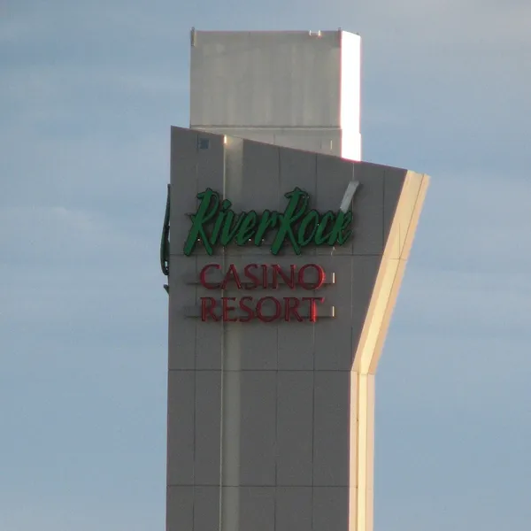 River Rock Casino Resort sign tower