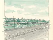 The empty Hastings track and infield